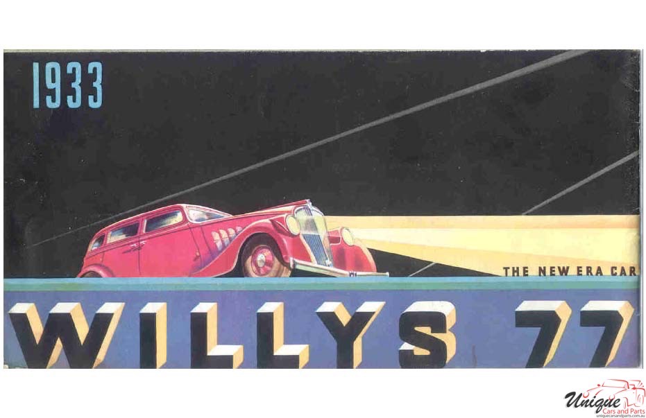 1933 Willys 77 Brochure